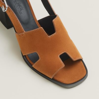 人気！【HERMES】エルメス Sandals Elbe 60 エルベ HERMES Calfskin Elbe 60 Sandals 37 Black 1281872 | FASHIONPHILE